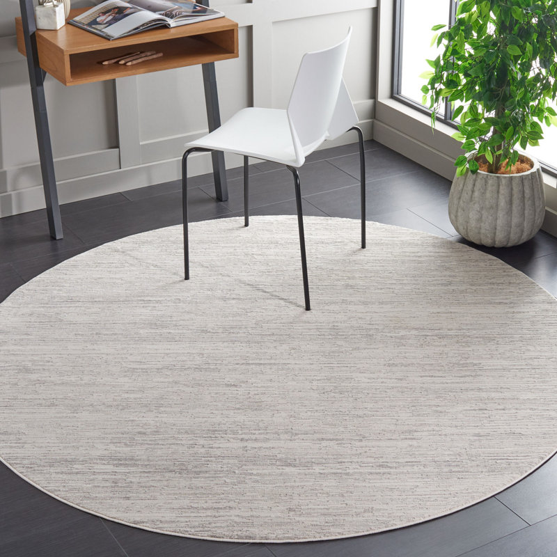Tapis abstrait performance Andreah, Rond 6 pi 7 po