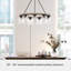 Lustre 9 lumières façon bougie Devon Park-63573971