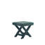 Banc d'appoint rembourré en velours
