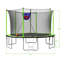 Trampoline 15 pi avec gonfleur et échelle pour panier de basketball, 6 nouveaux manchons de sécurité - Vert-132005897