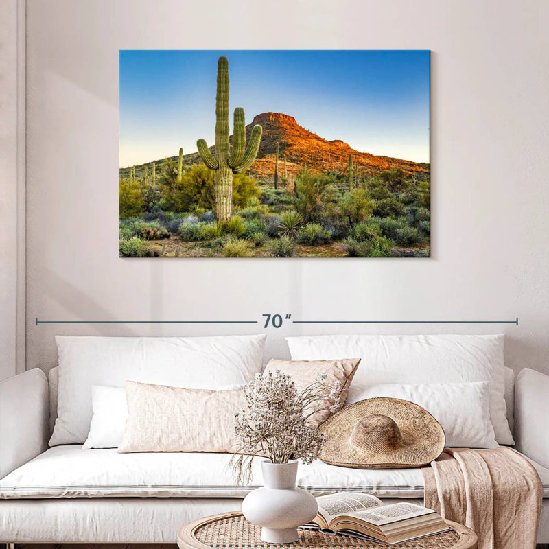Désert de Sonoran, H 30 po x l 45 po