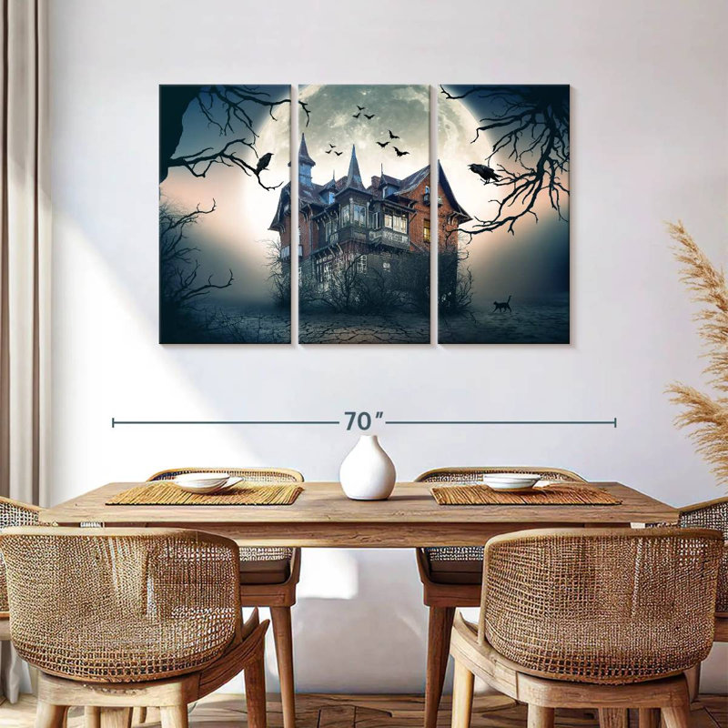Horror House, 36" H x 57" W