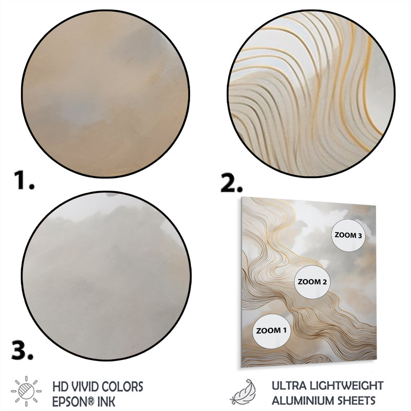 Décoration murale en métal Eidan, H 40 po x l 30 po x P 1 po