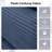 63" Cloud Compression Convertible Floor Sofa Bed, High-Density Sponge & Corduroy Fabric Futon Loveseat-1288334703-1290771574