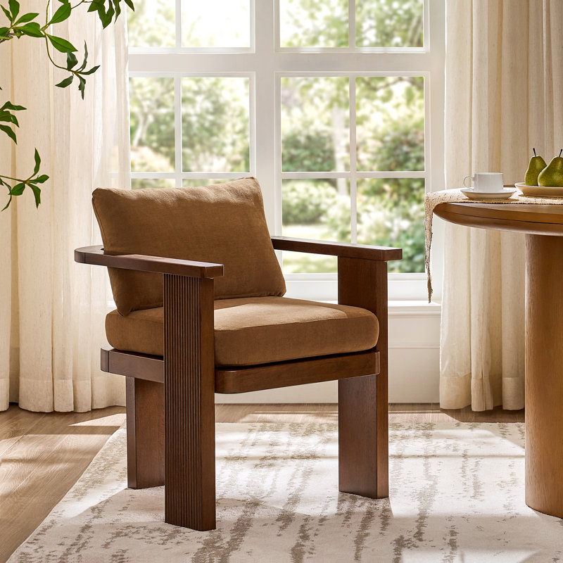 Chaise de salle à manger Weisberg, Caramel