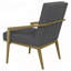 Élégant fauteuil rembourré en métal pour le salon-1076007178