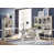 4 Pieces: Desk, Chair, Bookcase, Credenza