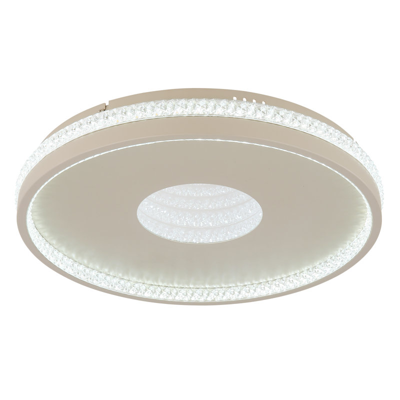 Plastic LED Flush Mount, Satin