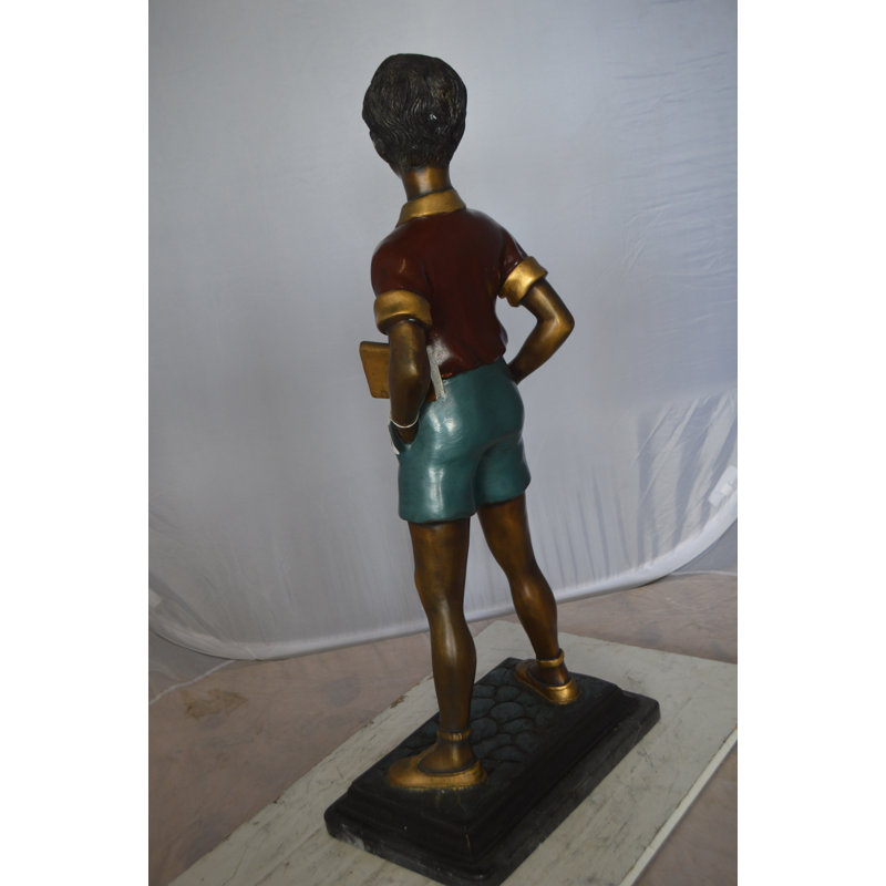 Junia Kid Holding a Book Statue