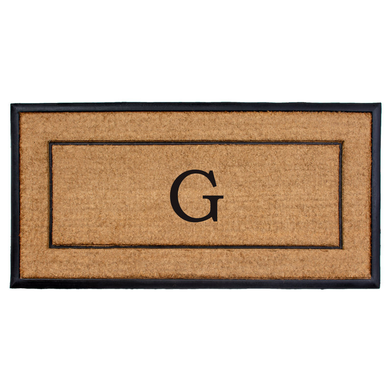 Paillasson "The General", lettre G, L 24 po x L 48 po