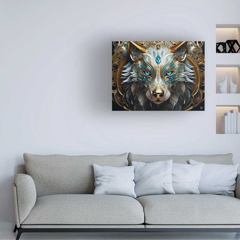 Art sur toile Michael Michael, H 35 po x l 47 po