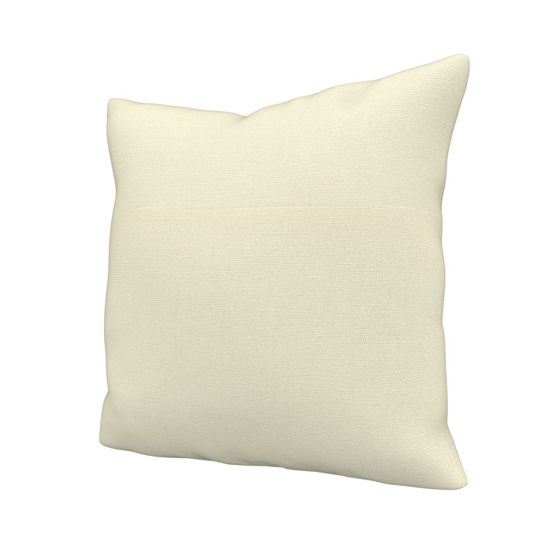 Coussin décoratif intérieur / extérieur Gabi, Carré 20 po, Tissu toile Sunbrella®