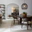 Retreat 74" Pole Rattan Round Dining Table with 1-20in Leaf-1800473856