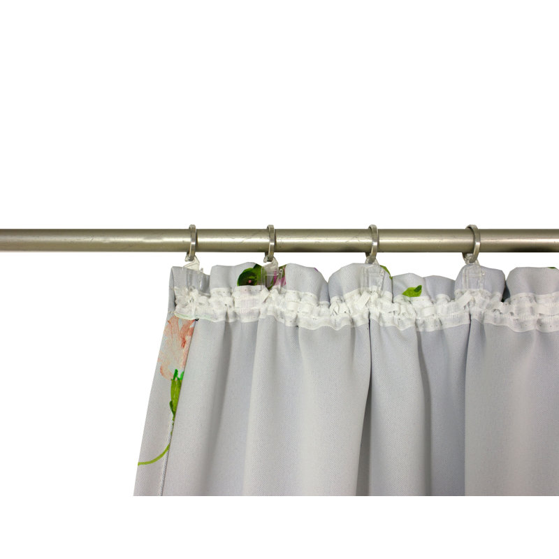 Pansy Blackout Curtain Single Panel, Red and yellow, 145cm Width x 150cm Drop
