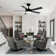Vaczon 48" 5 - Blade Modern Ceiling Fan with LED Lights and Remote Control