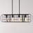4 - Light Dimmable Geometric Chandelier
