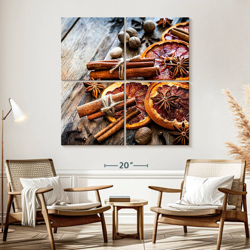 Yarlin Oranges And Spices, 57" H x 57" W