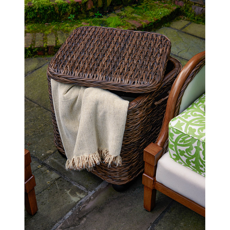Flemming Outdoor Side Table w/ Storage