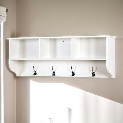 Voldemar 4 - Hook Wall Mounted Coat Rack