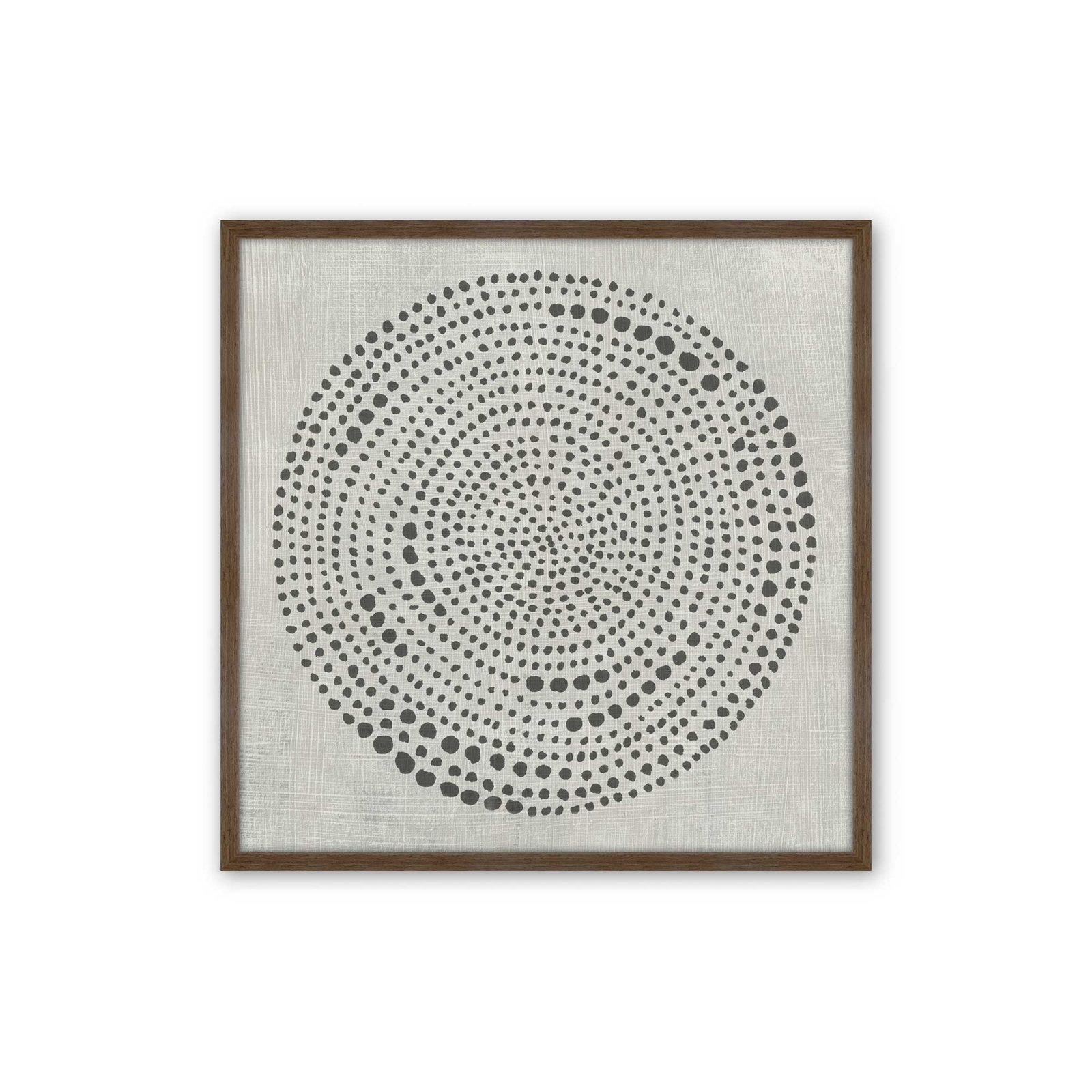 Mythos I Painting by Chariklia Zarris, 12" H x 12" W, Brown Single Picture Frame without Mat