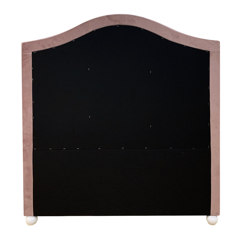 Lit simple avec revêtement rose - 79,07 po Largeur, largeur du revêtement spacieux de 45,69 po, ajout attrayant à la chambre à coucher