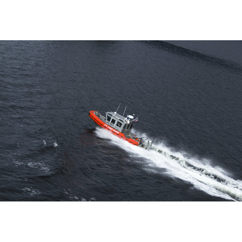 Guard Boat by Gridcaha, 32" H x 48" W