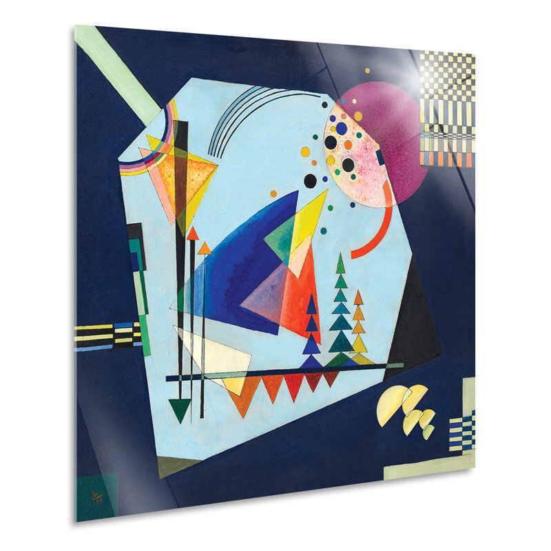 Vassily Kandinsky - No Frame Painting, Plastic/Acrylic, 70cm H x 70cm W