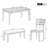 Four Leg Dining Set-409468483