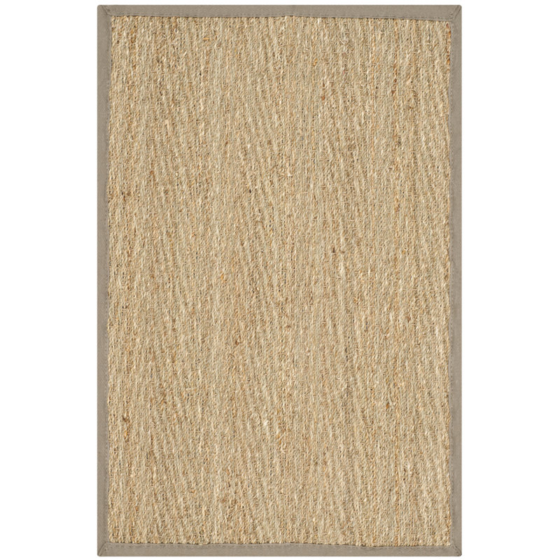 Roloff Natural Fiber Seagrass Solid Color Rug, Rectangle 10' x 14'