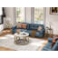 Round Marbling Stone Coffee Table for Living Room