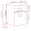 Aayaan 40cm W Plastic Bedside Table-247595596