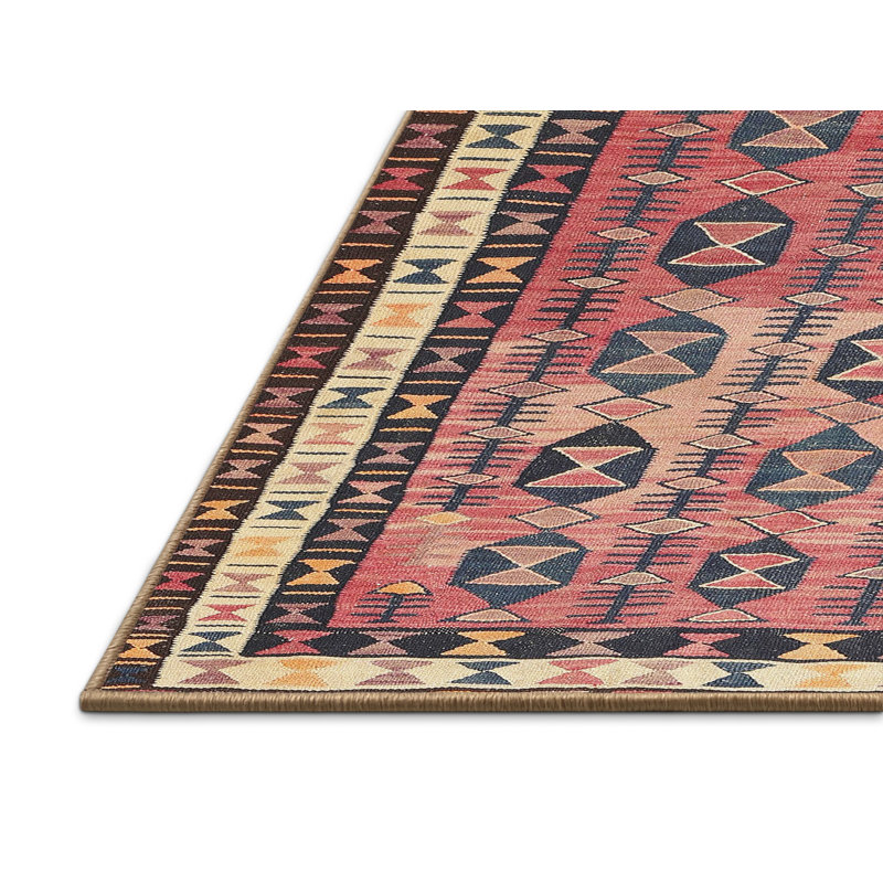 Tapis contemporain brun / beige / noir, Rectangle 2 pi x 3 pi