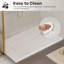 Base de douche 60 po L 60 po x L 36 po Curbless avec drain gauche / droite, texture antidérapante et structure durable-132804356