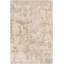 Tapis abstrait beige touffeté à la main-70927102