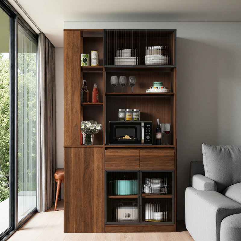 Armoire de rangement de 70,87 po de hauteur avec espace de rangement multifonctionnel, organisateur d'entrée en bois moderne pour le couloir