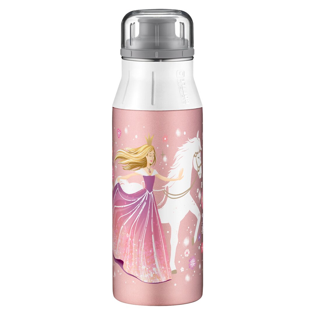 Elementbottle Kids, Trinkflasche, Sportflasche, Flasche, Edelstahl, Flower Princess, 600 Ml, 3F9A6DBDABDA45748E98A328509...