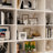78.7''H X 78'' W White Symmetrical Combination Bookcase With 3-Cabinet And Louvered Doors