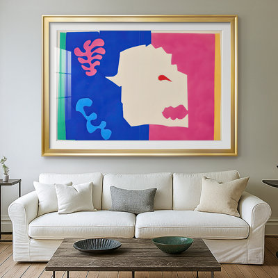 Madame de Pompadour-Henri Matisse-Framed Print with Mat and glass-1951