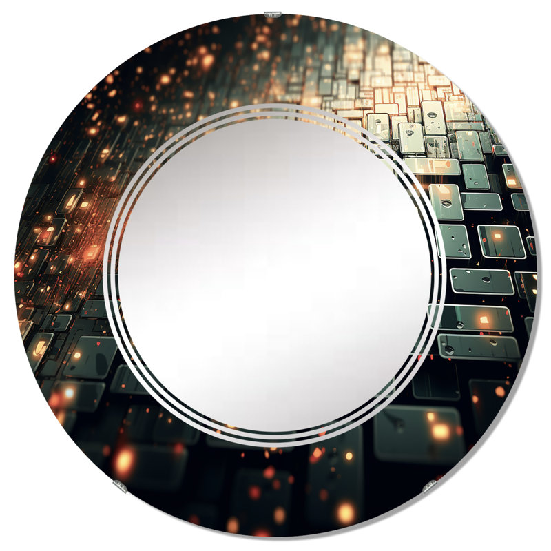 Barnvale - Modern Wall Mirror Round, 32 po x 32 po