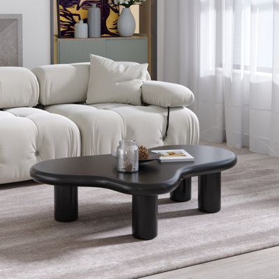 Keyiana Cloud Shape Modern 4 Legged Coffee Table by Ivy Bronx