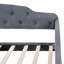 Lit plateforme tapissier Charletta