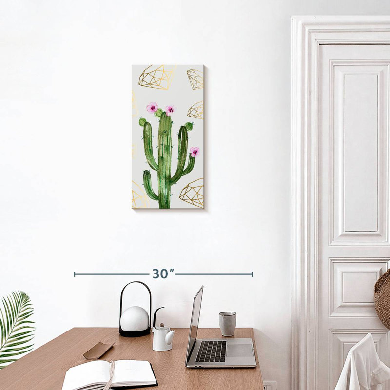 Cactus élégant, H 24 po x l 12 po