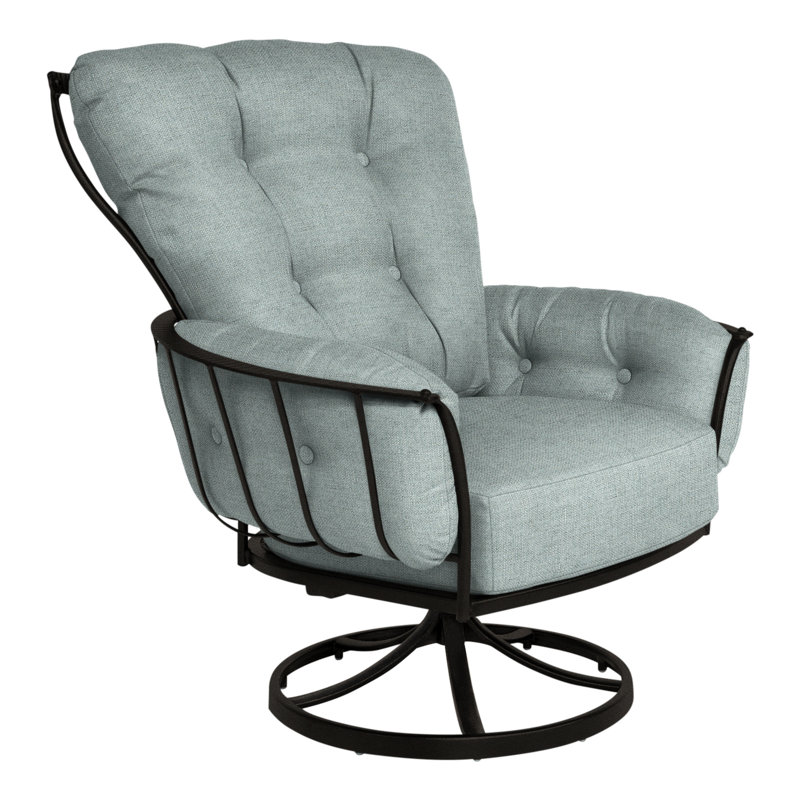 Monterra Outdoor Rocker Chair, Carbon Black, Flagship Stone Sunbrella®