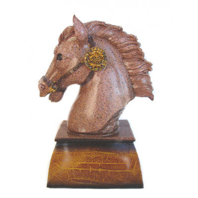 Figurine tête de cheval