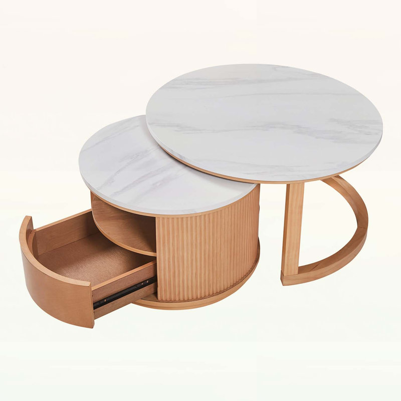 Table basse gigogne élégante pour les salons modernes