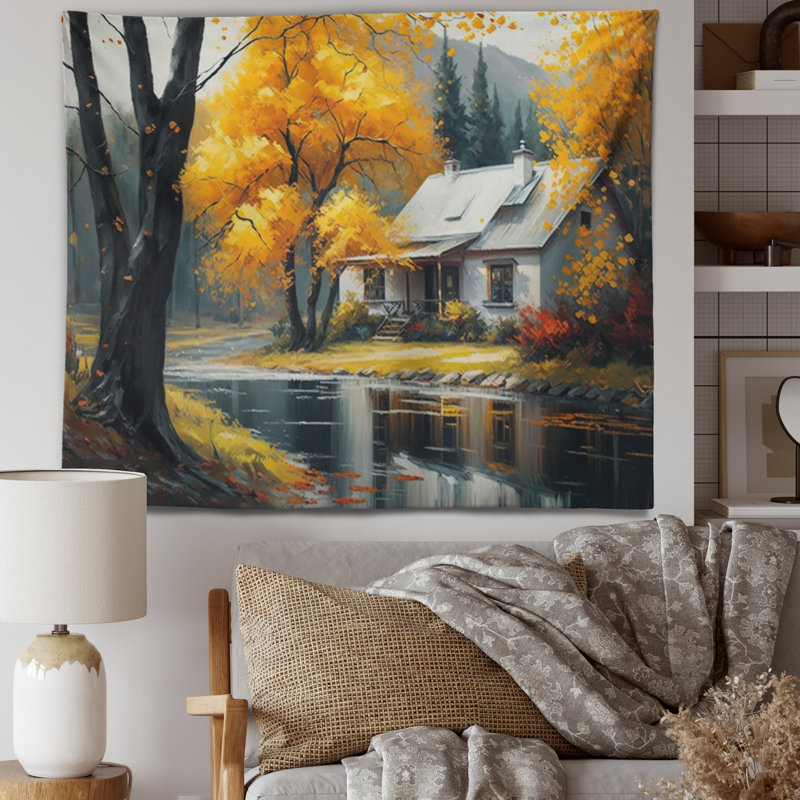 Polyester Tapestry, 32" H x 39" W