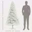 Arbre de Noël artificiel de 6 pi de hauteur, arbre de Noël non éclairé avec 1000 pointes de branches, ouverture automatique, base en acier, décoration des Fêtes pour le bureau personnel-118034235-118034233