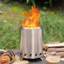Round Stainless Steel Charcoal Fire Pit