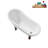 53.1'' x 25.6'' Freestanding Soaking Acrylic Bathtub-72770253-76285531