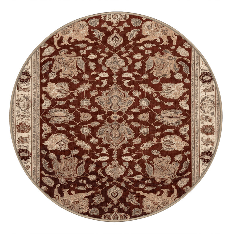 Tapis brun lavable à la machine